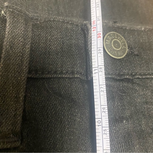 Madewell Women's Size 28 Tall Slim Straight Leg Faded Black NWT Jeans - Picture 4 of 9